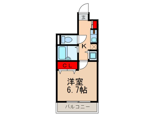 スパシエベレ－ザ練馬(703）の物件間取画像